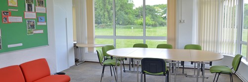 The meeting area within the Willow room