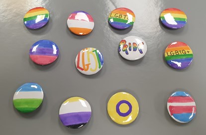 LGBT+ flag badges